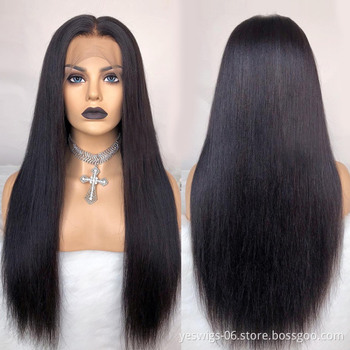 Yeswigs Top Selling Swiss Lace Wig Pre Plucked Glueless Hd Frontal With Baby Hair Cheap Cambodian Virgin Cuticle Aligned Hair